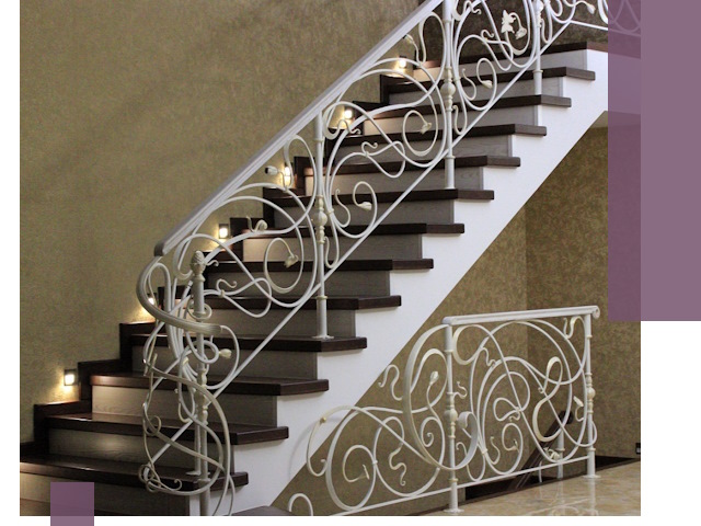 Кованые лестницы под ключ в Белой Калитве — изготовление и монтаж