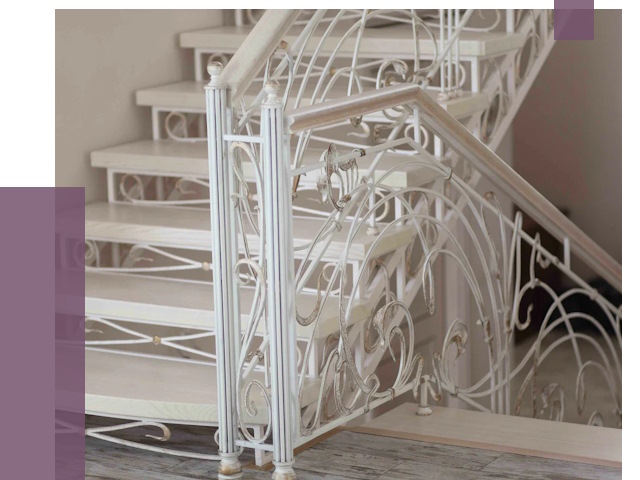 Изготовление кованых лестниц на заказ в Белой Калитве от 88154 руб. | ПРОЛЁТ-Бкл