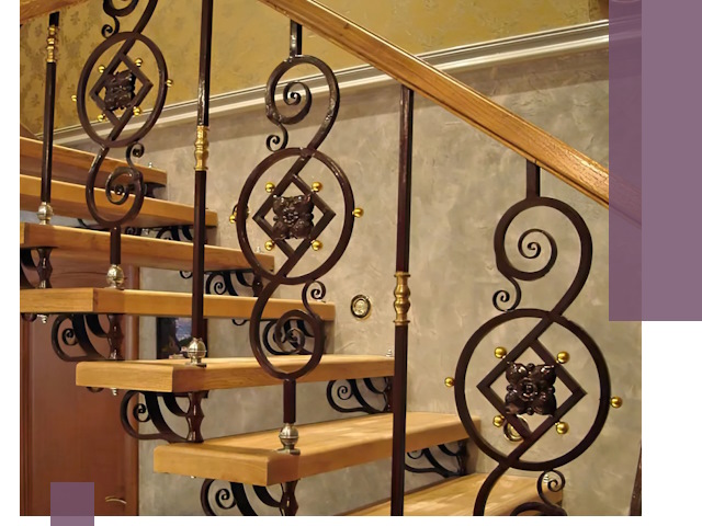 Изготовление кованых лестниц под ключ в Белой Калитве