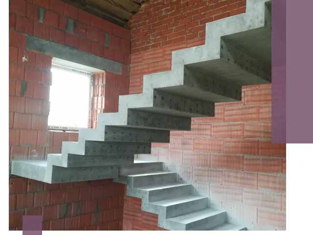 Бетонные лестницы под ключ в Белой Калитве: монтаж, демонтаж, ремонт