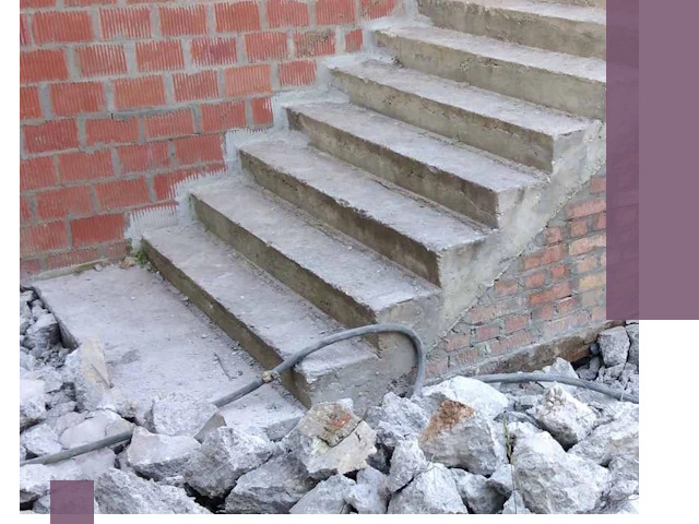 Демонтаж бетонных лестниц в Белой Калитве: быстро и безопасно