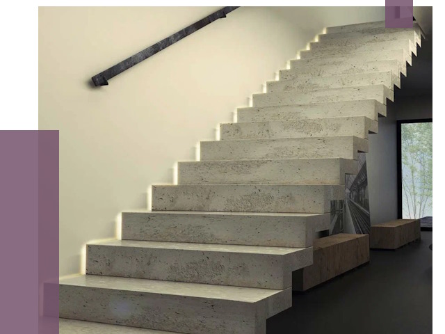 Облицовка бетонных лестниц в Белой Калитве от 4667 руб/м2 