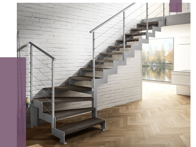 Г-образные лестницы под ключ в Белой Калитве от 37595 руб. | ПРОЛЁТ-Бкл