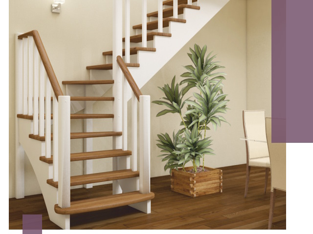 Г-образные лестницы под ключ в Белой Калитве — изготовление и монтаж