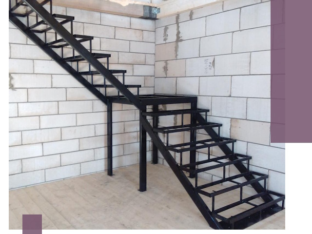 Лестницы на металлокаркасе под ключ в Белой Калитве — изготовление и монтаж