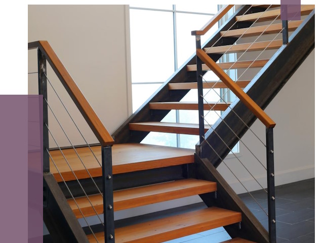 Изготовление лестниц на металлокаркасе в Белой Калитве от 19186 руб. | ПРОЛЁТ-Бкл