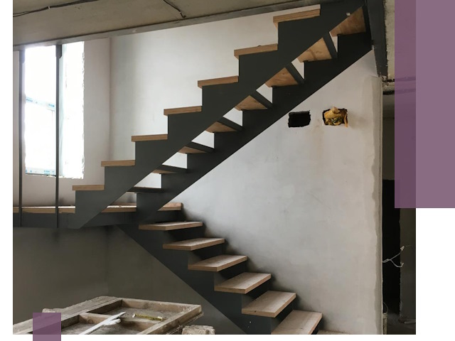 Изготовление лестниц на металлокаркасе в Белой Калитве от производителя