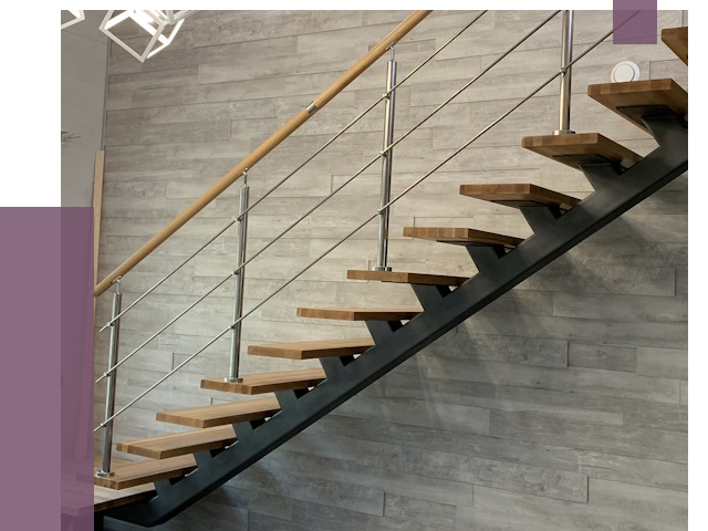 Изготовление лестниц на монокосоуре в Белой Калитве от 77264 руб. 