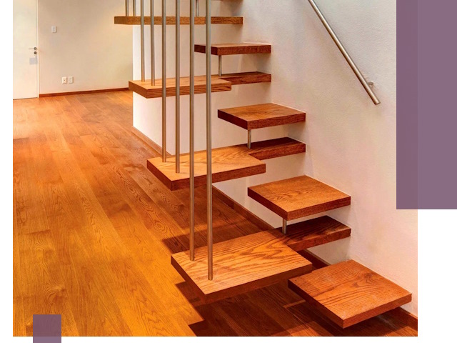 Лестницы «гусиный шаг» на заказ в Белой Калитве для узких пространств