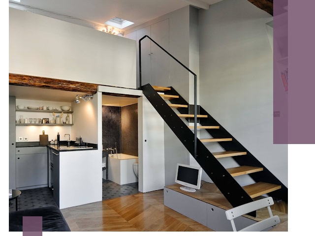 Лестницы на антресоль под ключ в Белой Калитве — изготовление и монтаж