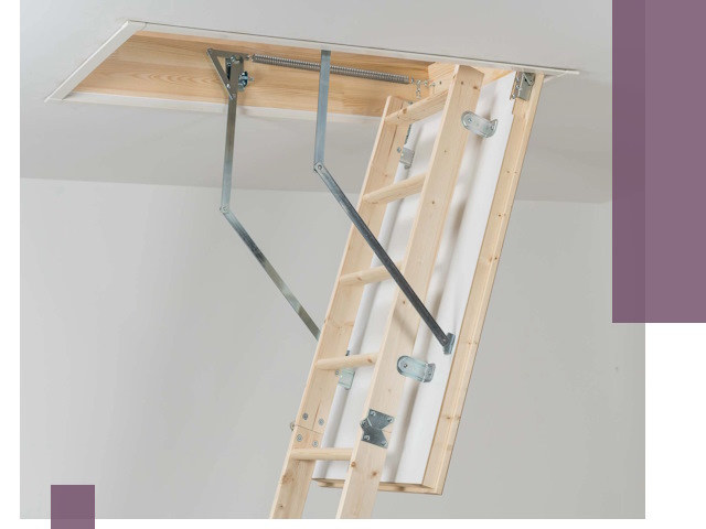 Установка чердачной лестницы под ключ в Белой Калитве