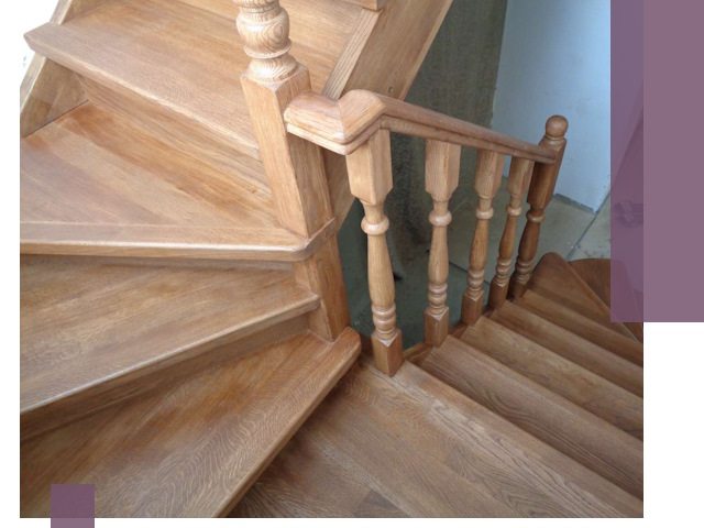 Дубовые лестницы под ключ в Белой Калитве: изготовление и монтаж