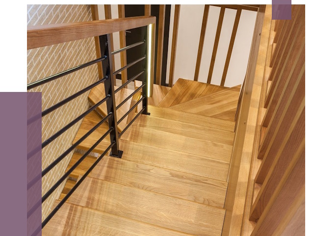 Лестницы из ясеня в Белой Калитве под ключ от 10164 руб. 