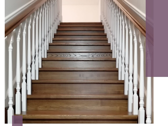 Лестницы из ясеня на заказ в Белой Калитве — изготовление и монтаж