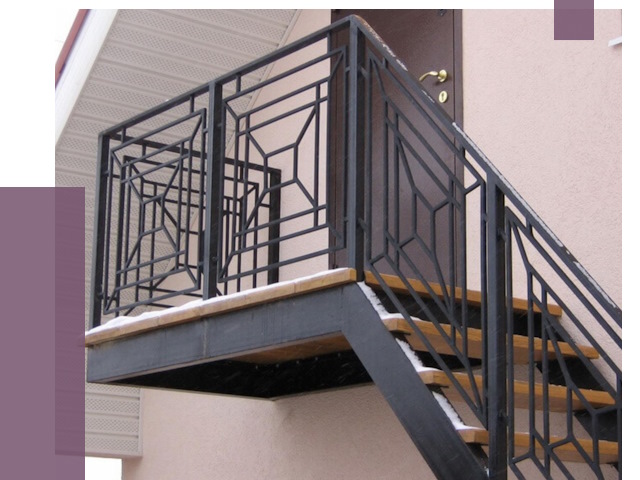 Металлические перила в Белой Калитве от 4356 руб.  | ПРОЛЁТ-Бкл