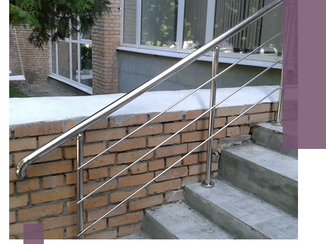 Перила из нержавеющей стали высокого качества в Белой Калитве