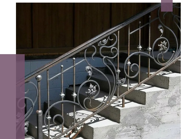 Кованые перила в Белой Калитве от 8815 руб. под ключ — качество от ПРОЛЁТ-Бкл