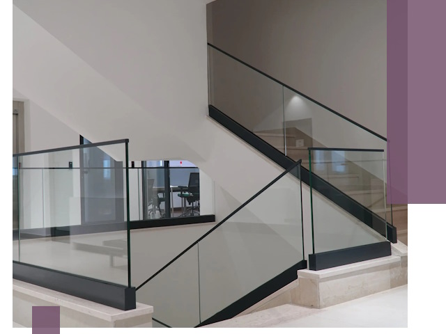 Стеклянные перила премиум-класса с установкой в Белой Калитве