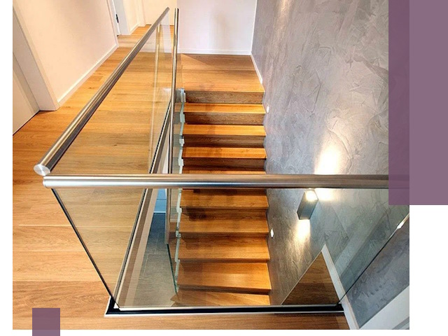 Перила для лестницы в доме — изготовление и монтаж в Белой Калитве