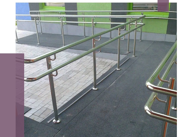 Ограждения пандусов в Белой Калитве от 4408 руб. монтаж | ПРОЛЁТ-Бкл