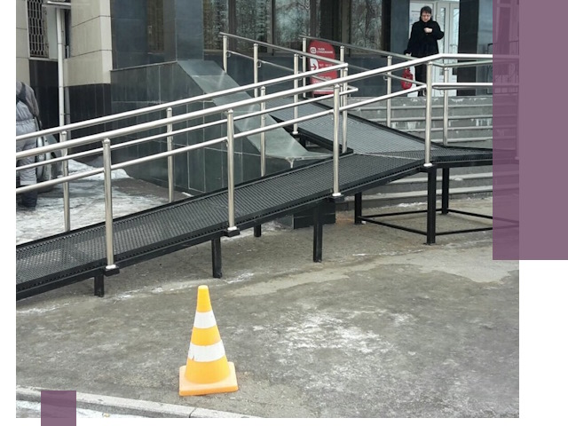 Стационарные пандусы под ключ в Белой Калитве — изготовление и монтаж