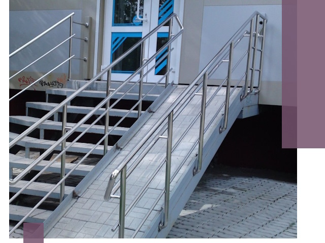 Пандус на крыльцо под ключ в Белой Калитве: монтаж и изготовление