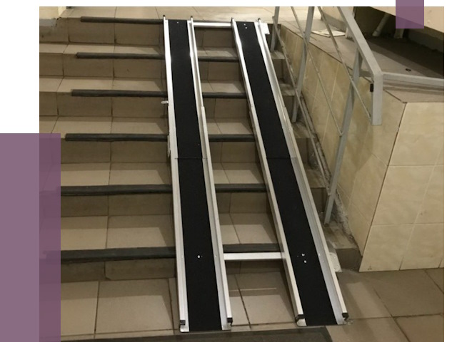Установка пандуса в подъезд в Белой Калитве от 8089 руб. под ключ | ПРОЛЁТ-Бкл