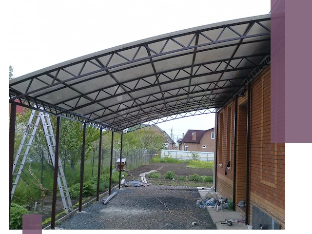 Профессиональный монтаж навесов под ключ в Белой Калитве