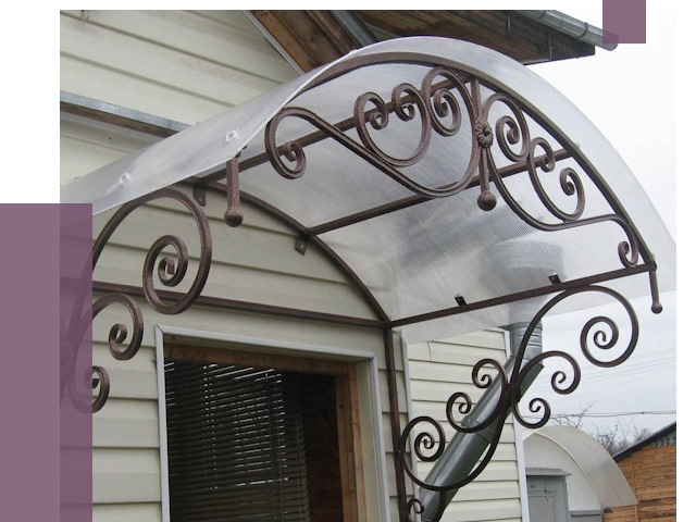 Изготовление козырьков в Белой Калитве от 7467 руб. — заказать | ПРОЛЁТ-Бкл