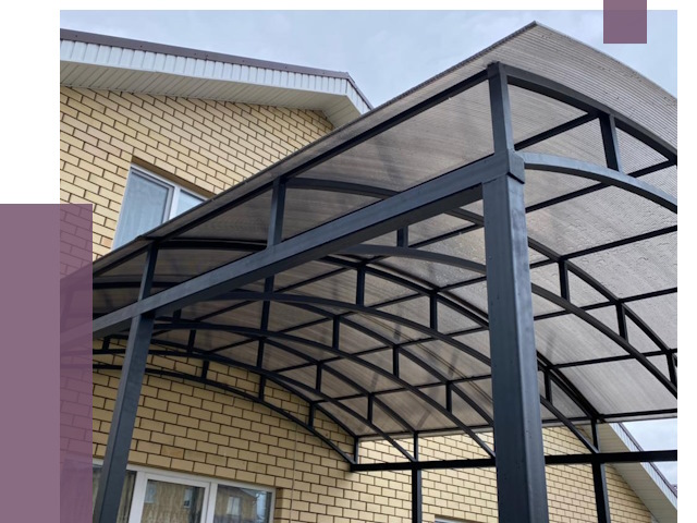 Монтаж козырьков в Белой Калитве от 11667 руб. | ПРОЛЁТ-Бкл