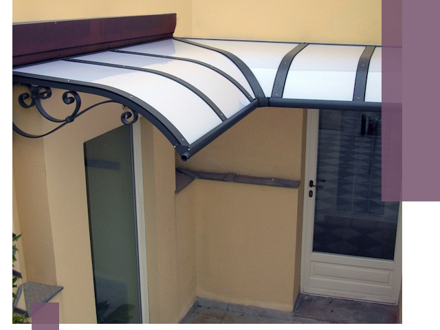 Монтаж козырьков любой сложности в Белой Калитве под ключ