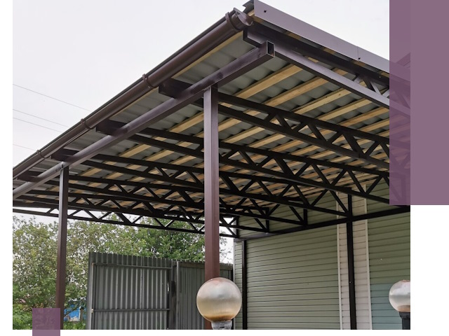 Навесы под ключ в Белой Калитве: изготовление, монтаж и гарантия