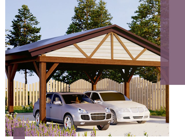 Навесы для автомобиля в Белой Калитве — изготовление и монтаж