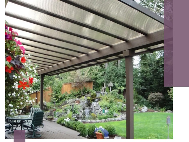 Навесы из поликарбоната под ключ в Белой Калитве быстро и надёжно