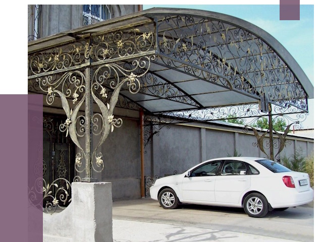 Кованые навесы в Белой Калитве от 14779 руб. | ПРОЛЁТ-Бкл