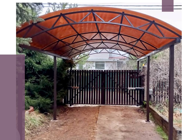 Арочные навесы в Белой Калитве от 12912 руб. — изготовление и монтаж | ПРОЛЁТ-Бкл