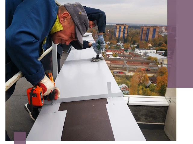 Монтаж парапетов в Белой Калитве — установка прочных металлических ограждений