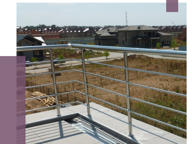 Парапеты из нержавеющей стали в Белой Калитве от 8089 руб. за м² | ПРОЛЁТ-Бкл