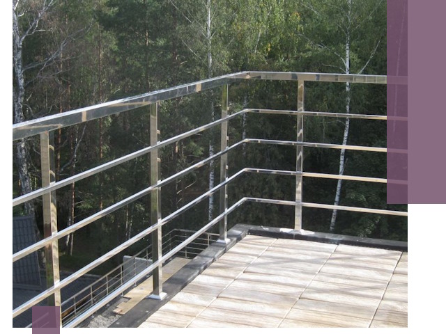 Парапеты из нержавеющей стали в Белой Калитве — изготовление и монтаж