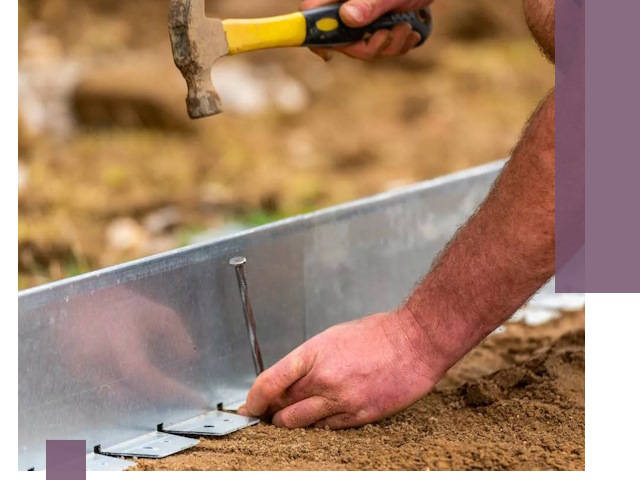 Монтаж металлических бордюров в Белой Калитве быстро и качественно