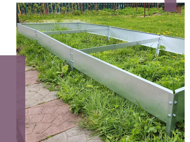 Металлические бордюры для грядок в Белой Калитве от 1815 руб.