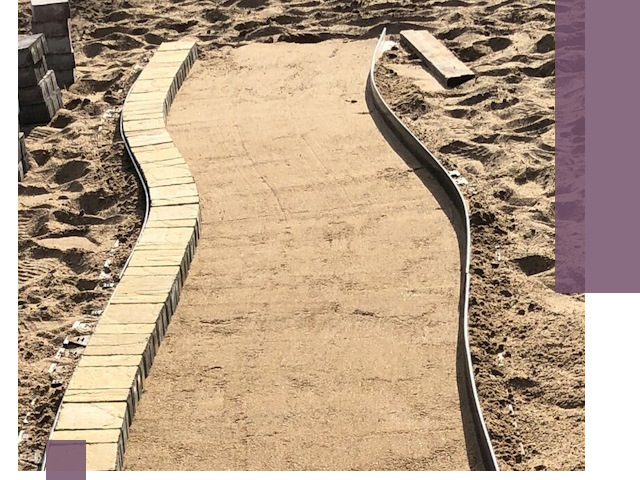 Металлические бордюры для тротуаров в Белой Калитве — прочные и долговечные