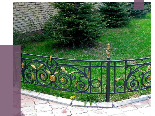 Кованые газонные ограждения в Белой Калитве от 7726 руб. — ПРОЛЁТ-Бкл