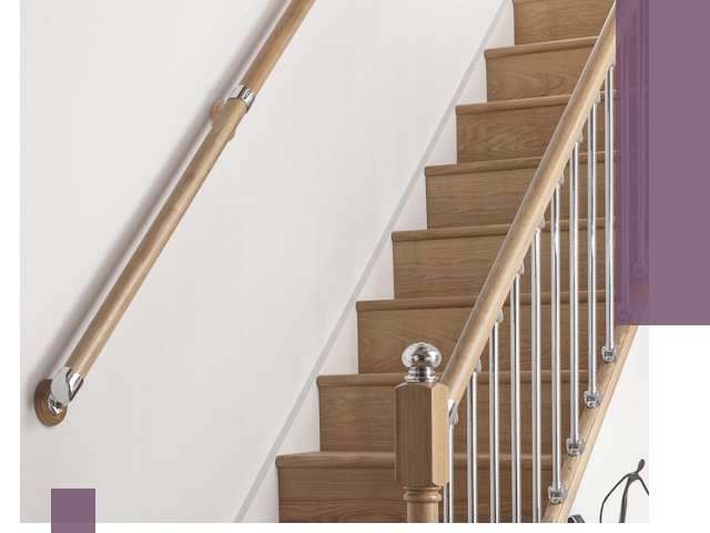 Пристенные поручни из стали и нержавейки под монтаж в Белой Калитве