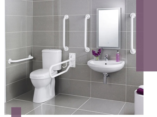 Поручни для санузлов в Белой Калитве: установка, ремонт и монтаж